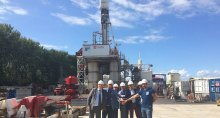 foto Persbericht: boring GeoPower Oudcamp begonnen